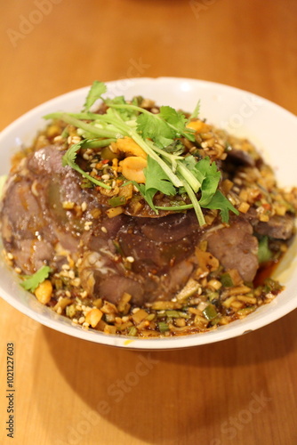 Northeastern Chinese cuisine: drooling lamb