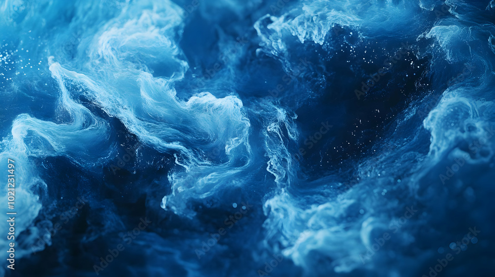 Abstract Blue Swirling Cloud Background Abstract Blue Swirling Cloud Background