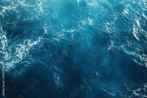 Clear Blue Water with Captivating Texture