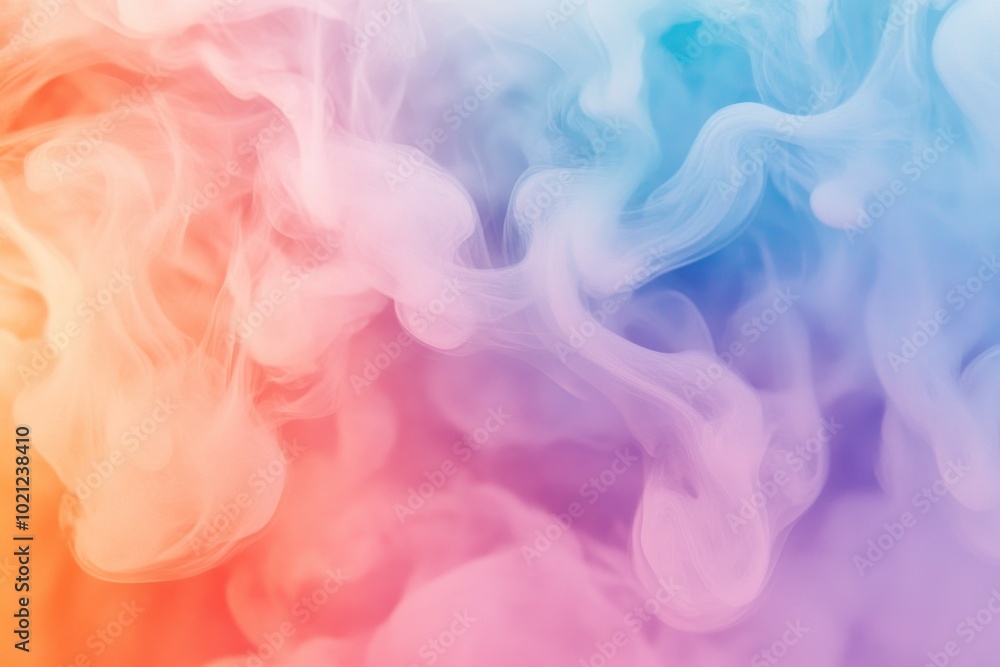 Obraz premium Mesmerizing Beauty of Colorful Swirling Patterns