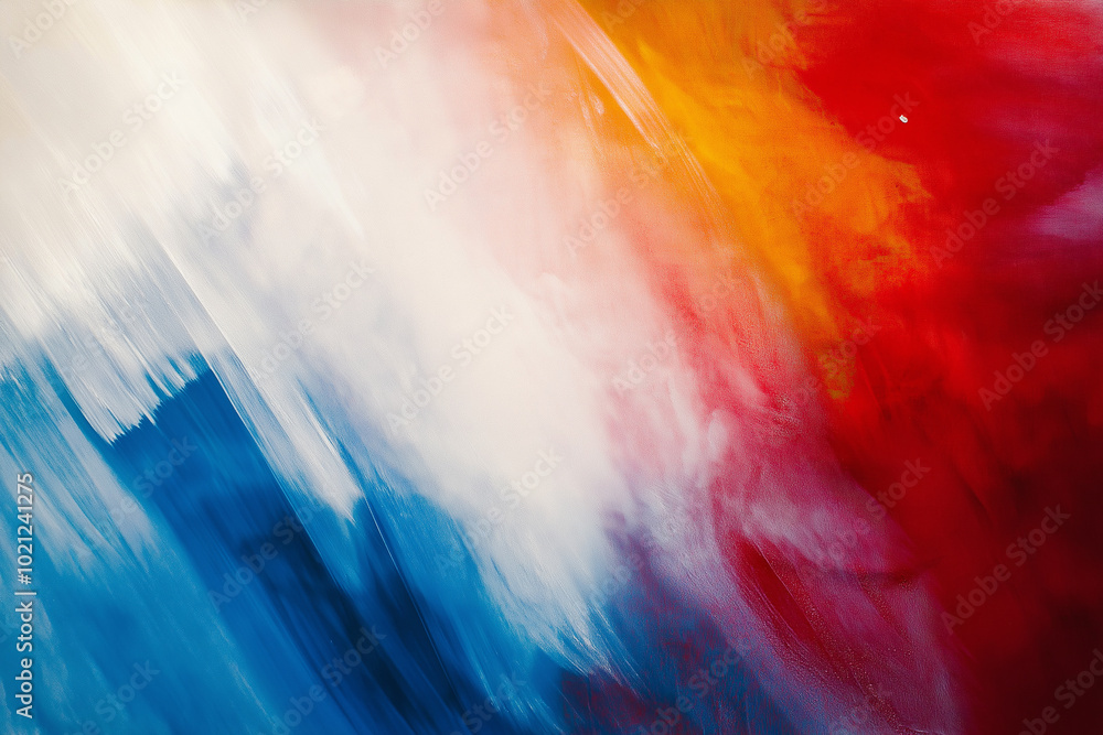 Art tone America flag red/blue/white abstract and background. generative AI Art tone America flag red/blue/white abstract and background. generative AI