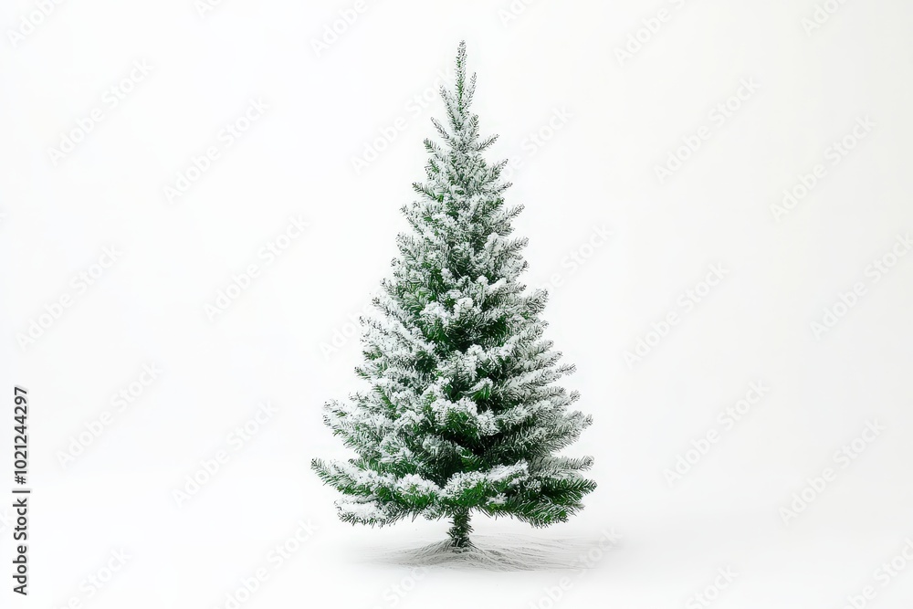 Isolated Christmas Tree on White Background Isolated Christmas Tree on White Background