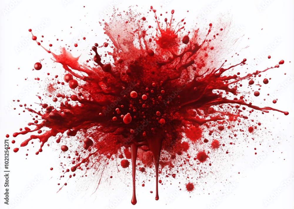 Blood Splatter Transparent Background for Creative Designs and Graphic Projects - Perfect for Horror Themes and Blood Splatter Transparent Background for Creative Designs and Graphic Projects - Perfect for Horror Themes and
