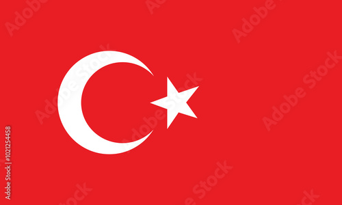 vector background of turkey flag