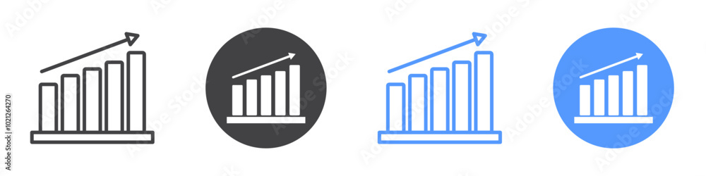 Bar chart icon Flat art in black and white isolated Bar chart icon Flat art in black and white isolated