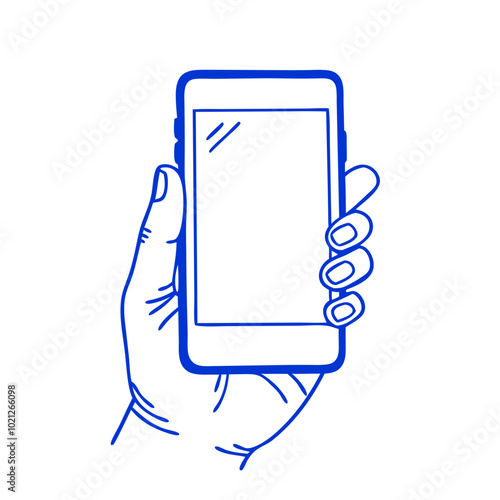 Smartphone in hand
