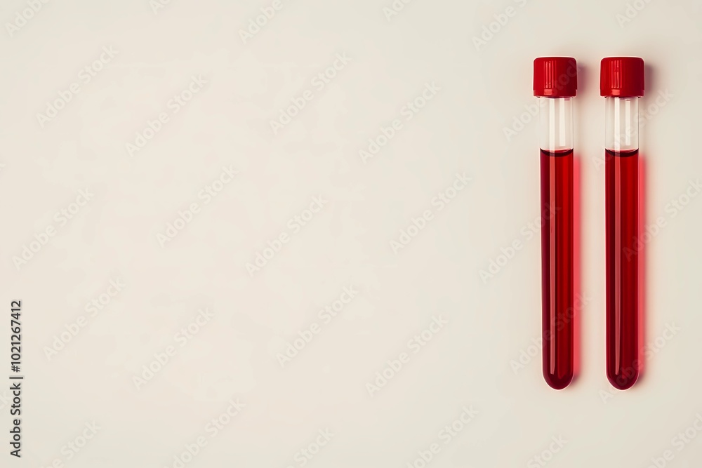 A medical laboratory with a focus on blood tests, visualizing the use of advanced technologies for accurate diagnosis. A medical laboratory with a focus on blood tests, visualizing the use of advanced technologies for accurate diagnosis.