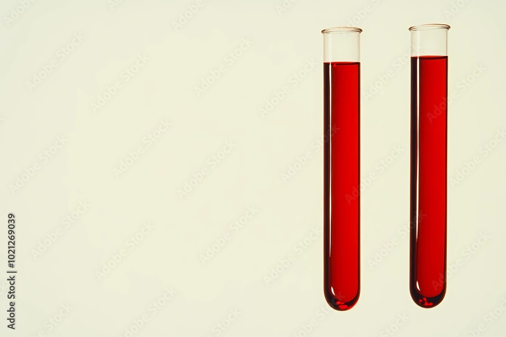 A laboratory image of a blood test demonstrating high standards of safety and accuracy in medical diagnosis and testing. A laboratory image of a blood test demonstrating high standards of safety and accuracy in medical diagnosis and testing.