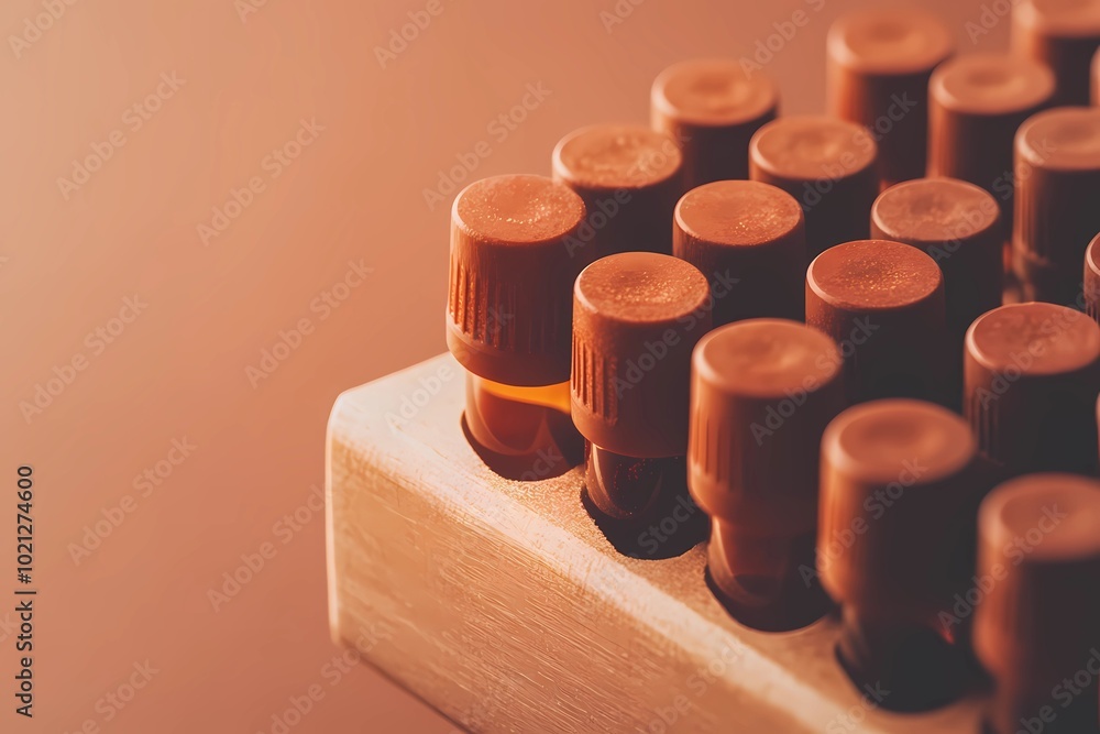 The process of blood analysis in a medical laboratory using specialized equipment and test tubes to ensure reliable and accurate test results. The process of blood analysis in a medical laboratory using specialized equipment and test tubes to ensure reliable and accurate test results.