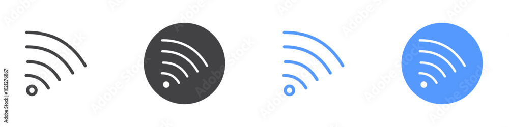 Signals icon Flat art in black and white isolated Signals icon Flat art in black and white isolated