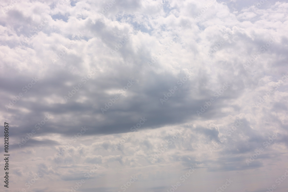 Beautiful view of blue sky with fluffy clouds Beautiful view of blue sky with fluffy clouds