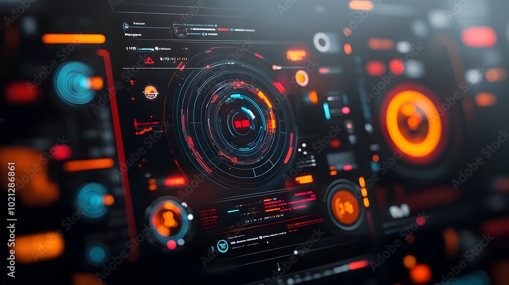 Futuristic digital data presentation with sleek modern user interface immersive heads up display and game ready GUI elements on a clean technology inspired backdrop Futuristic digital data presentation with sleek modern user interface immersive heads up display and game ready GUI elements on a clean technology inspired backdrop
