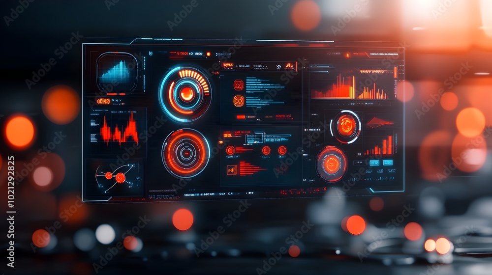 Striking digital data display featuring a sleek modern user interface with vivid holographic projections complex HUD visualizations and a cinematic Sci Fi inspired atmosphere Striking digital data display featuring a sleek modern user interface with vivid holographic projections complex HUD visualizations and a cinematic Sci Fi inspired atmosphere