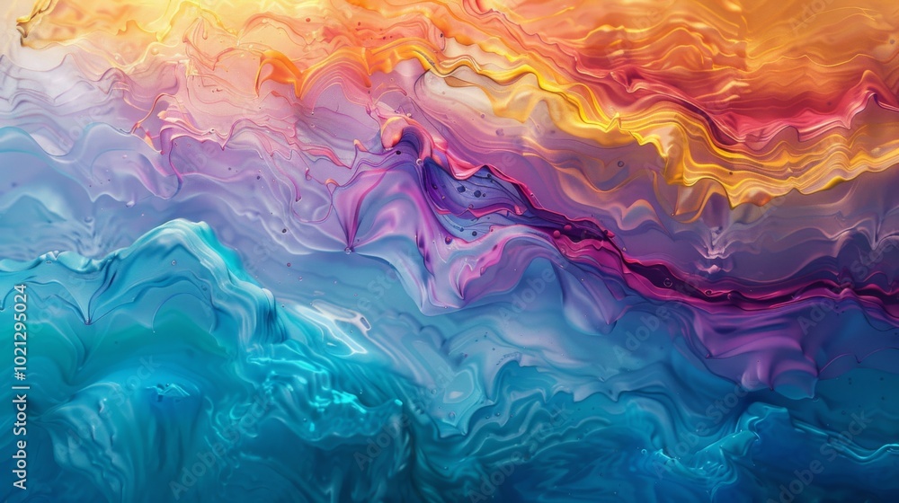 Abstract Fluid Art: Swirling Colors and Textures Abstract Fluid Art: Swirling Colors and Textures