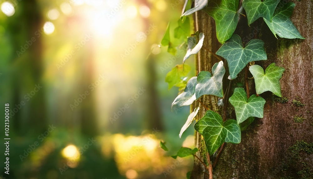 Obraz premium Sunlight through leaves