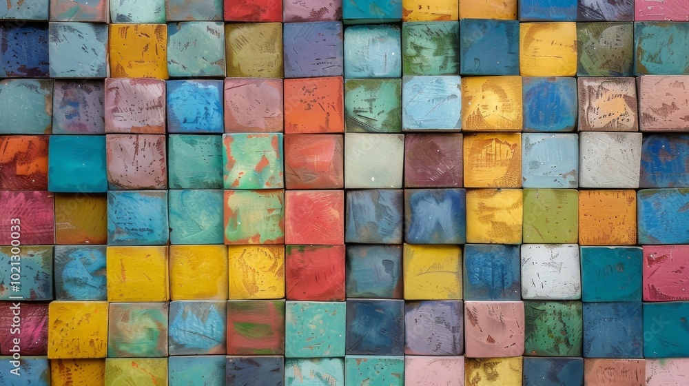 Background of colorful tiles Background of colorful tiles