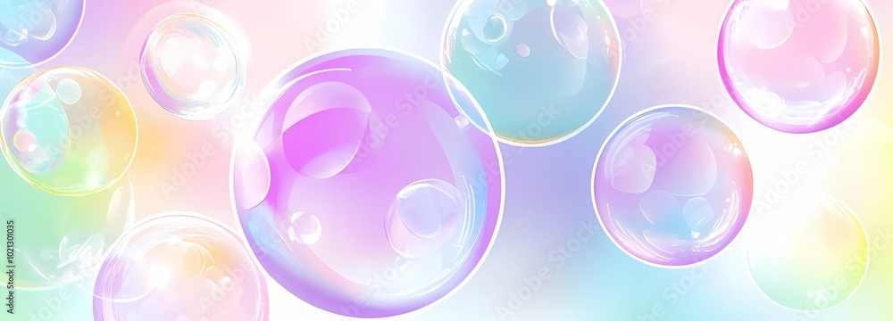 rectangular banner with bubbles rectangular banner with bubbles