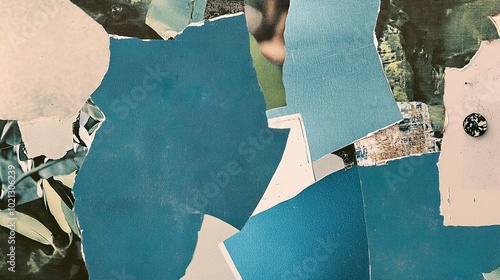 pop collage illustration Abstract creative retro but contemporary pop art collage concept Generative AI