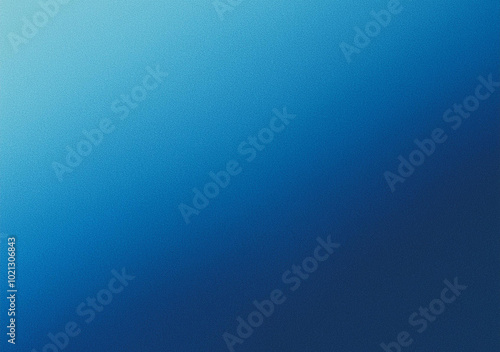 Light blue ray dark blue background grainy gradient noise texture banner design