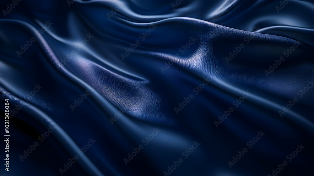 Obraz premium Abstract Dark Blue Fabric Background