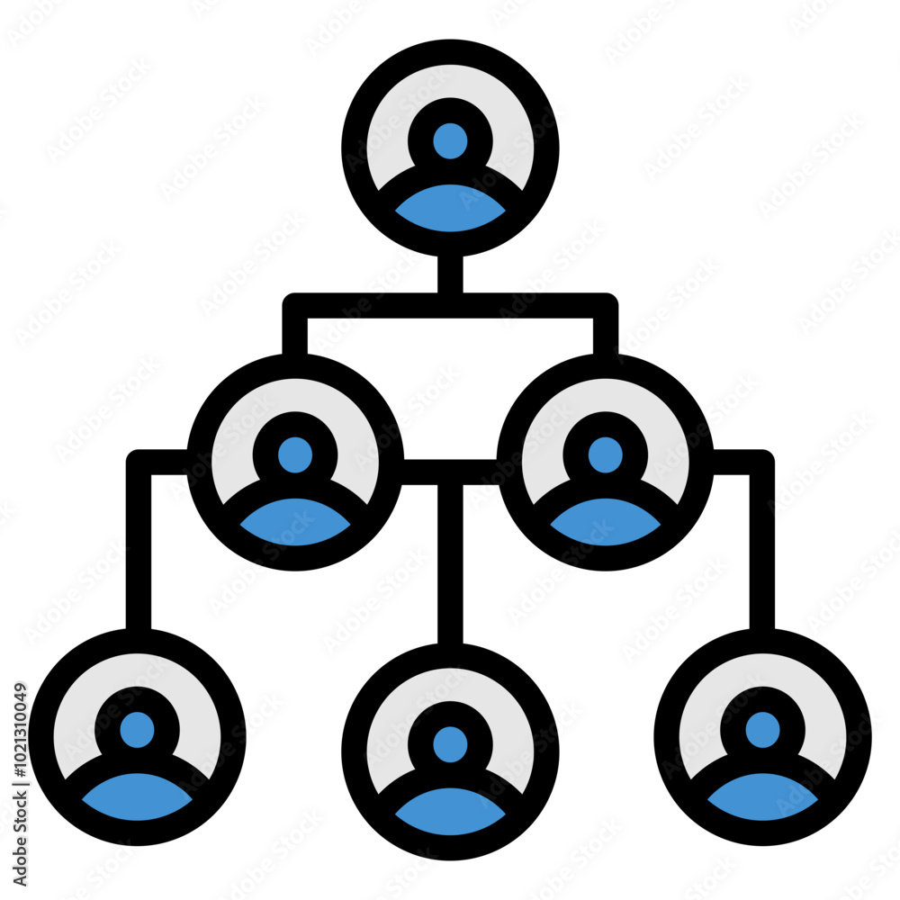 Hierarchy Diagram Icon For Design Element Hierarchy Diagram Icon For Design Element