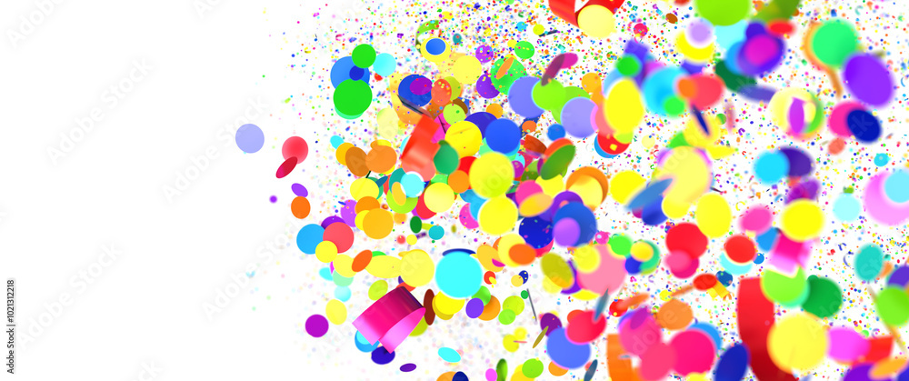 Colorful Confetti Burst Colorful Confetti Burst