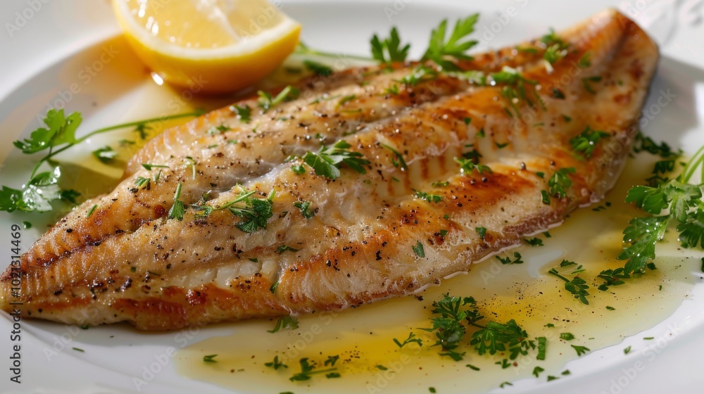Grilled Fish with Lemon and Parsley Sauce: A Delicious and Easy Recipe Grilled Fish with Lemon and Parsley Sauce: A Delicious and Easy Recipe