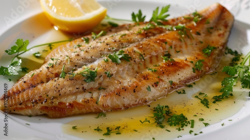 Grilled Fish with Lemon and Parsley Sauce: A Delicious and Easy Recipe