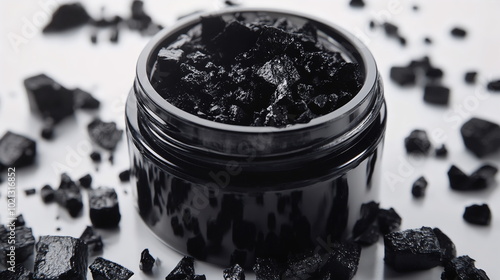 Pure Shilajit Gummies in Modern Black Jars for Wellness photo