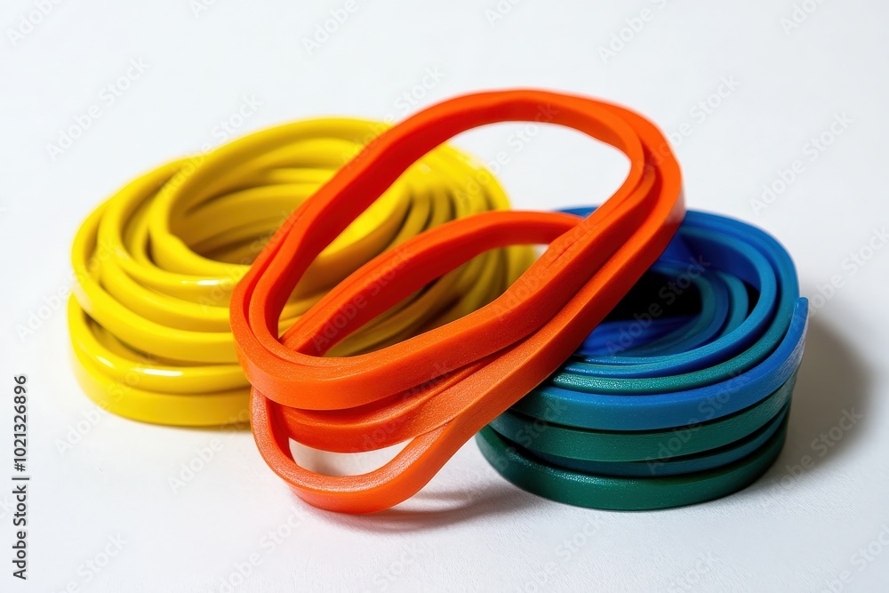 Exercise Bands - Rubber Strength Training Equipment for Gym Workout Exercise Bands - Rubber Strength Training Equipment for Gym Workout
