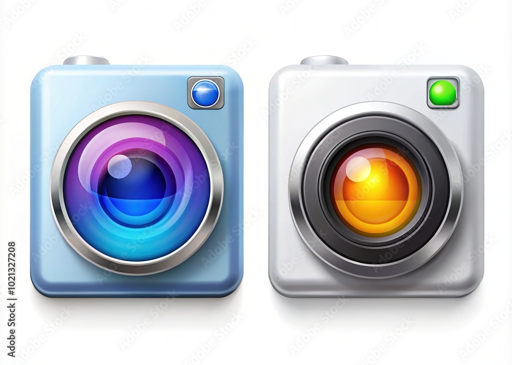 This icon set displays camera rotation symbols for front and back switches, all set against a clean white backdrop, perfect for minimalist designs. This icon set displays camera rotation symbols for front and back switches, all set against a clean white backdrop, perfect for minimalist designs.