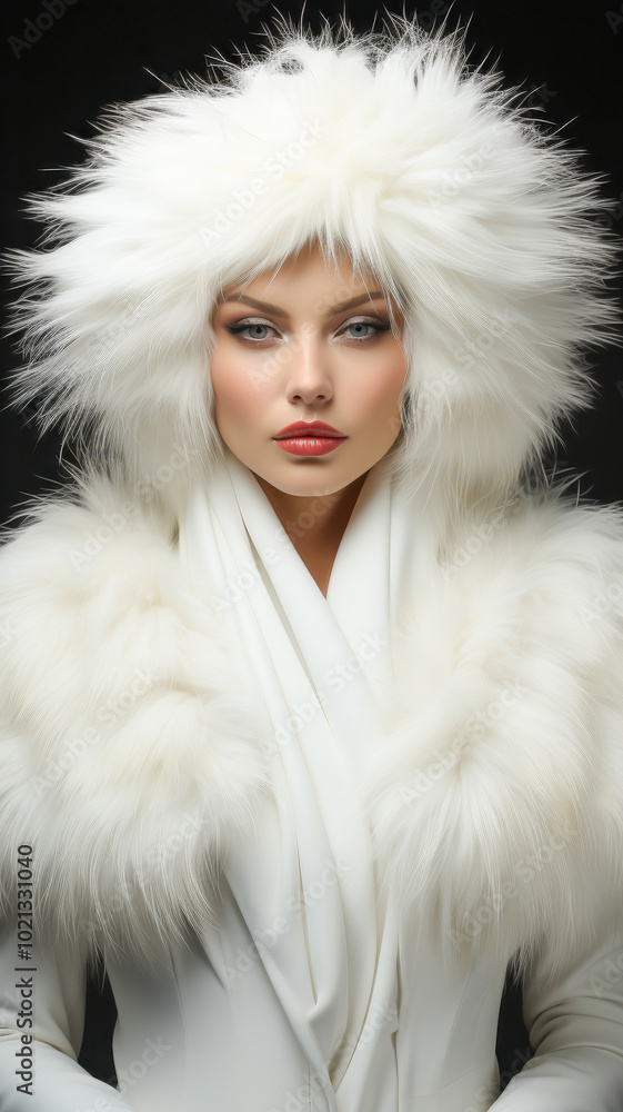 A Femme Fatale in White Fur A Femme Fatale in White Fur