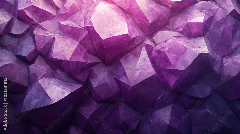 Purple Geometric Abstract 3D Background Purple Geometric Abstract 3D Background
