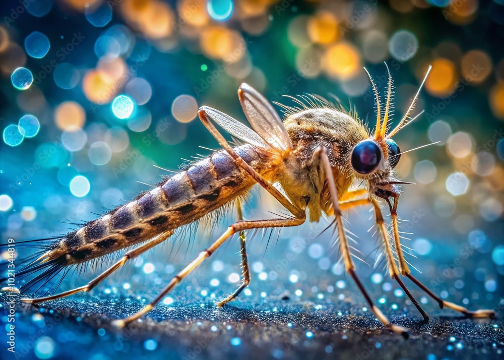 Detailed View of Mosquito Larva Under Microscope Highlighting Biological Features and Anatomy Detailed View of Mosquito Larva Under Microscope Highlighting Biological Features and Anatomy