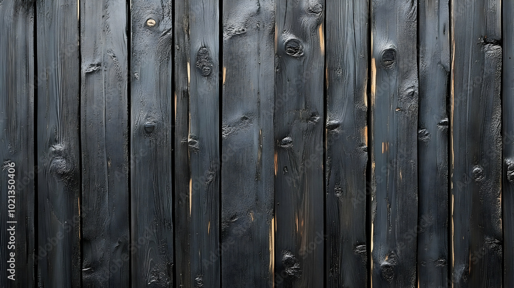 Dark Burned Wood Planks Texture - Realistic Background Image Dark Burned Wood Planks Texture - Realistic Background Image