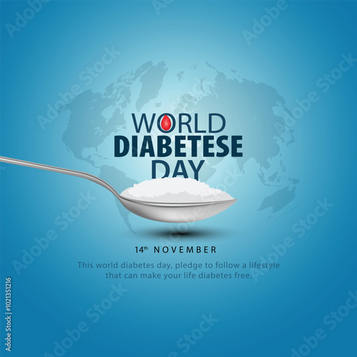 World Diabetes day. November 14,vector logo type icon. abstract Vector illustration