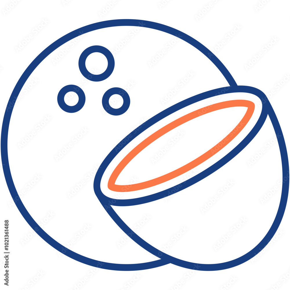 coconut summer vector design icon coconut summer vector design icon
