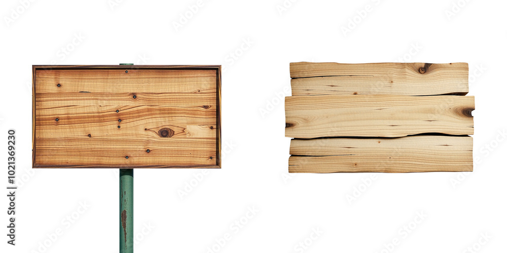 wood placard frame and background for design, texture isolated on white wood placard frame and background for design, texture isolated on white