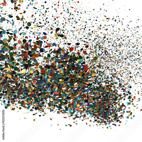 Abstract Colorful Confetti ...
