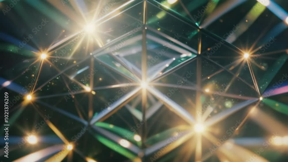 Abstract Luminous Geometric Background Abstract Luminous Geometric Background