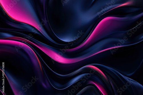 Abstract Wavy Background with Pink and Blue Hues photo