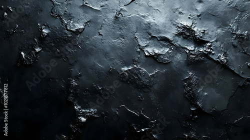 Dark Abstract Background - Black Texture, Grunge, Design Element, Graphic, Wallpaper, Web, Art, Creative, Modern, Industrial, Urban, Interior, Decoration, Overlay, Abstract, Concept photo