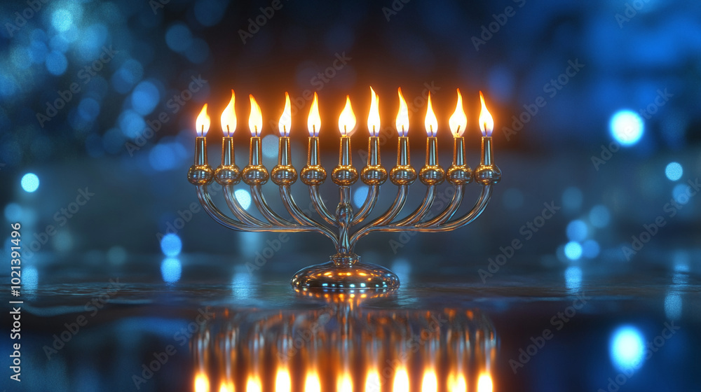Fototapeta premium hanukkah jewish holiday background celebration