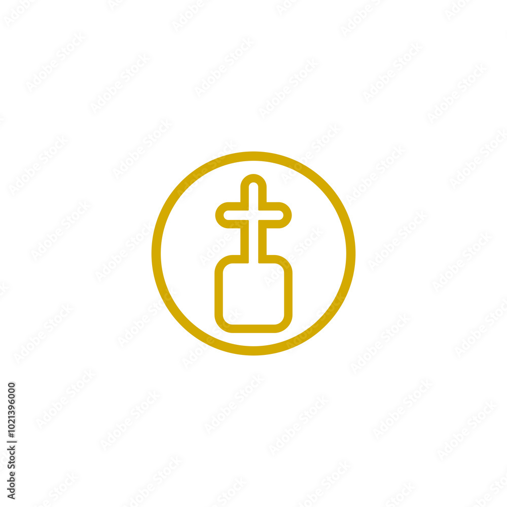 Church with holy cross icon isolated on transparent background Church with holy cross icon isolated on transparent background