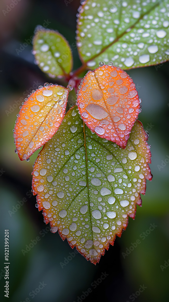 雨后的树叶上,缀满了清澈晶莹的雨滴
雨后的树叶上,缀满了清澈晶莹的雨滴