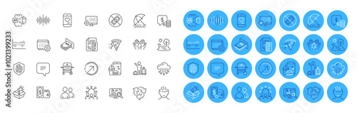 Coins, Wallet money and Seo analytics line icons pack. Love chat, Squad, Corrupt web icon. Food order, Airport transfer, Calendar pictogram. Food delivery, Gas grill, Text message. Vector