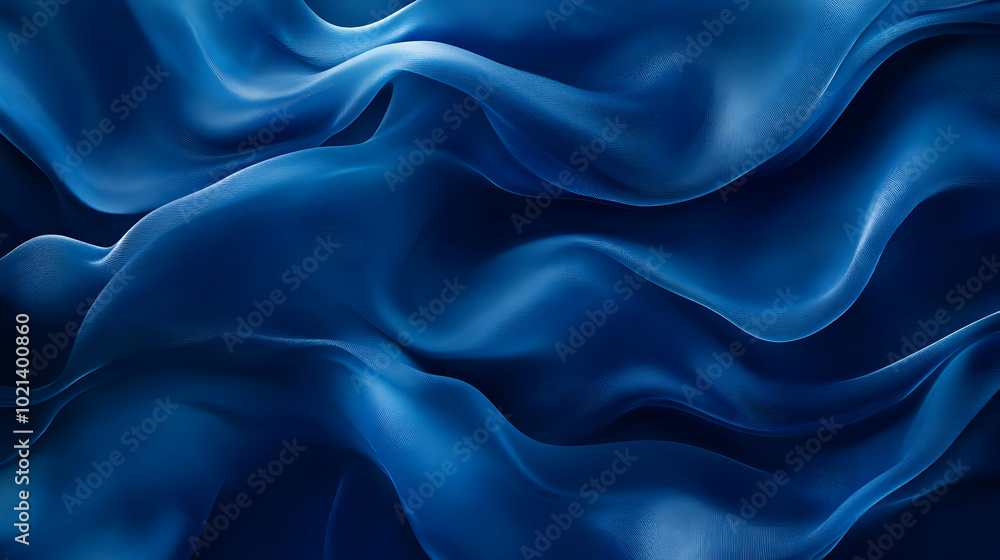 Abstract Blue Waves Background Abstract Blue Waves Background