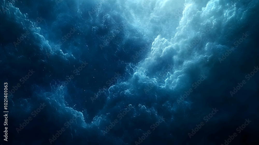 Ocean Waves Background - Blue Abstract Sea Texture Ocean Waves Background - Blue Abstract Sea Texture