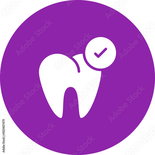 dental health vector icon for business uses 