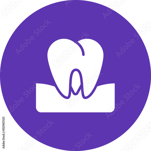 dental health vector icon for business uses 